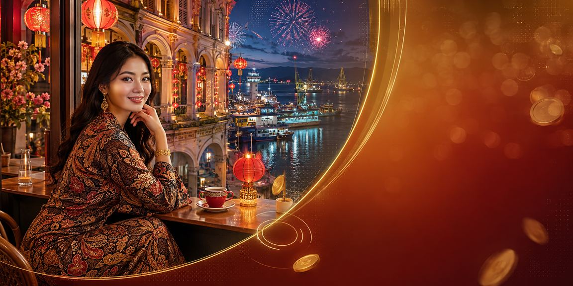 Bonus rebat pertaruhan kasino Malaysia dengan motif batik tradisional berwarna cerah
