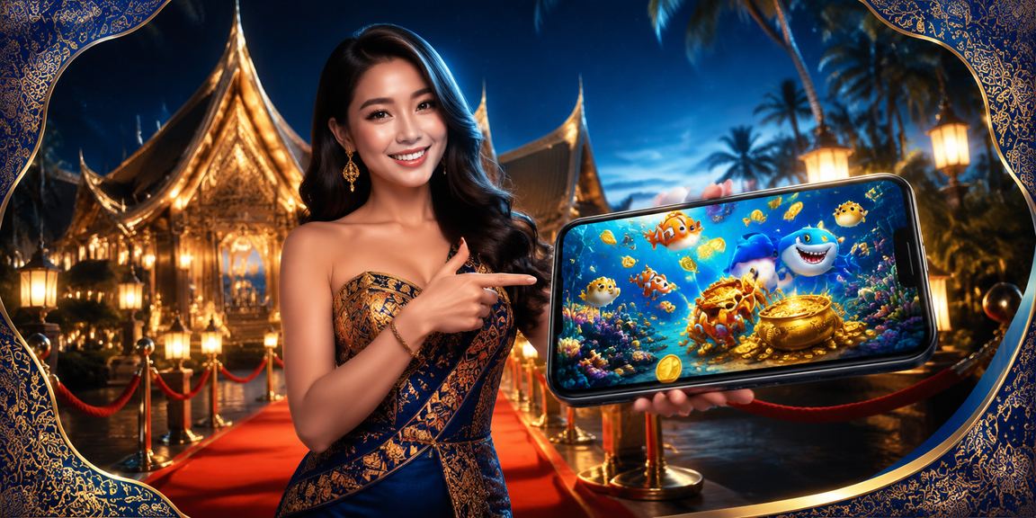 Permainan memancing digital sarawak dengan tema batik